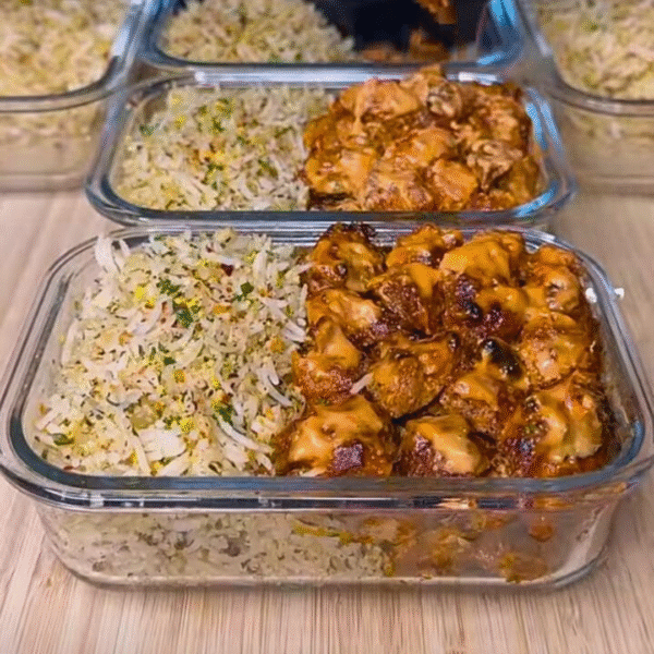 Bang Bang Chicken with Coconut Rice