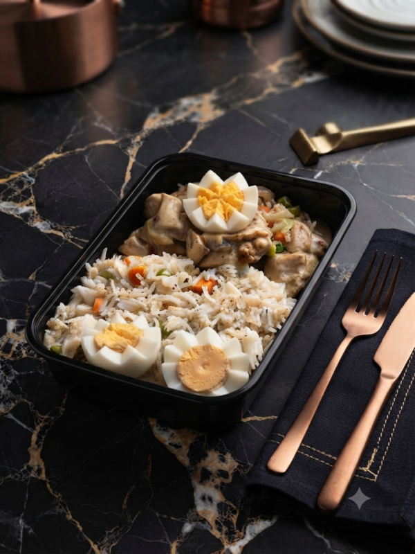 Paneer Rice Bowl with Egg