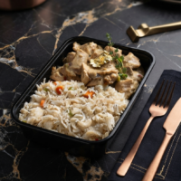 Creamy Paneer with Veg Rice