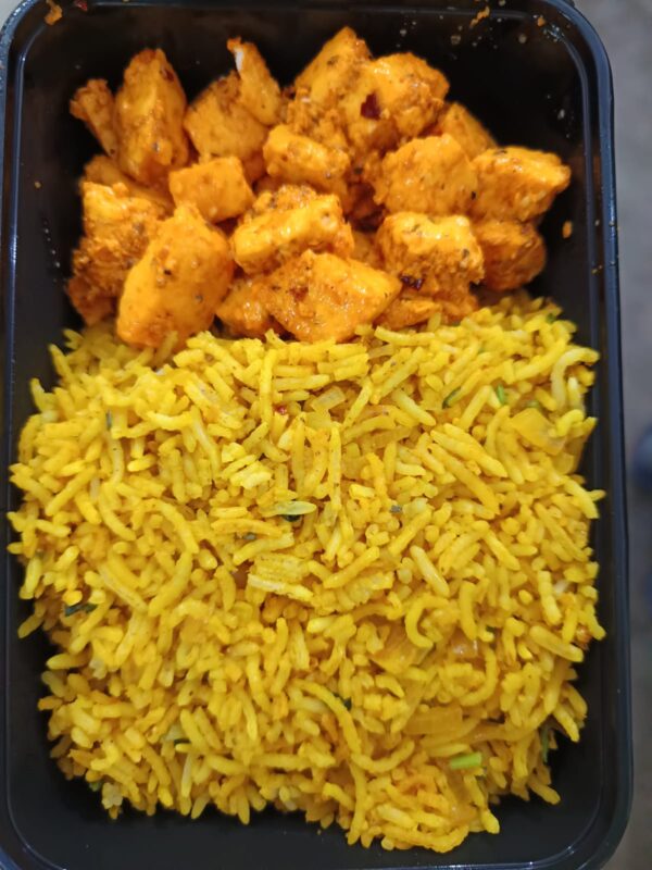 Lemon Pepper Paneer Rice