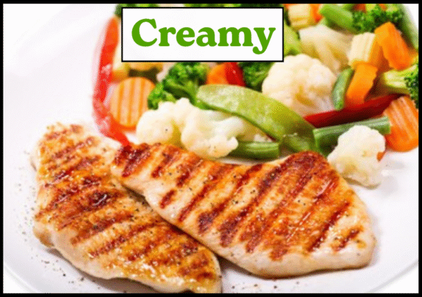 Grilled Chicken With Veggies (Creamy)100/150/200 Grms
